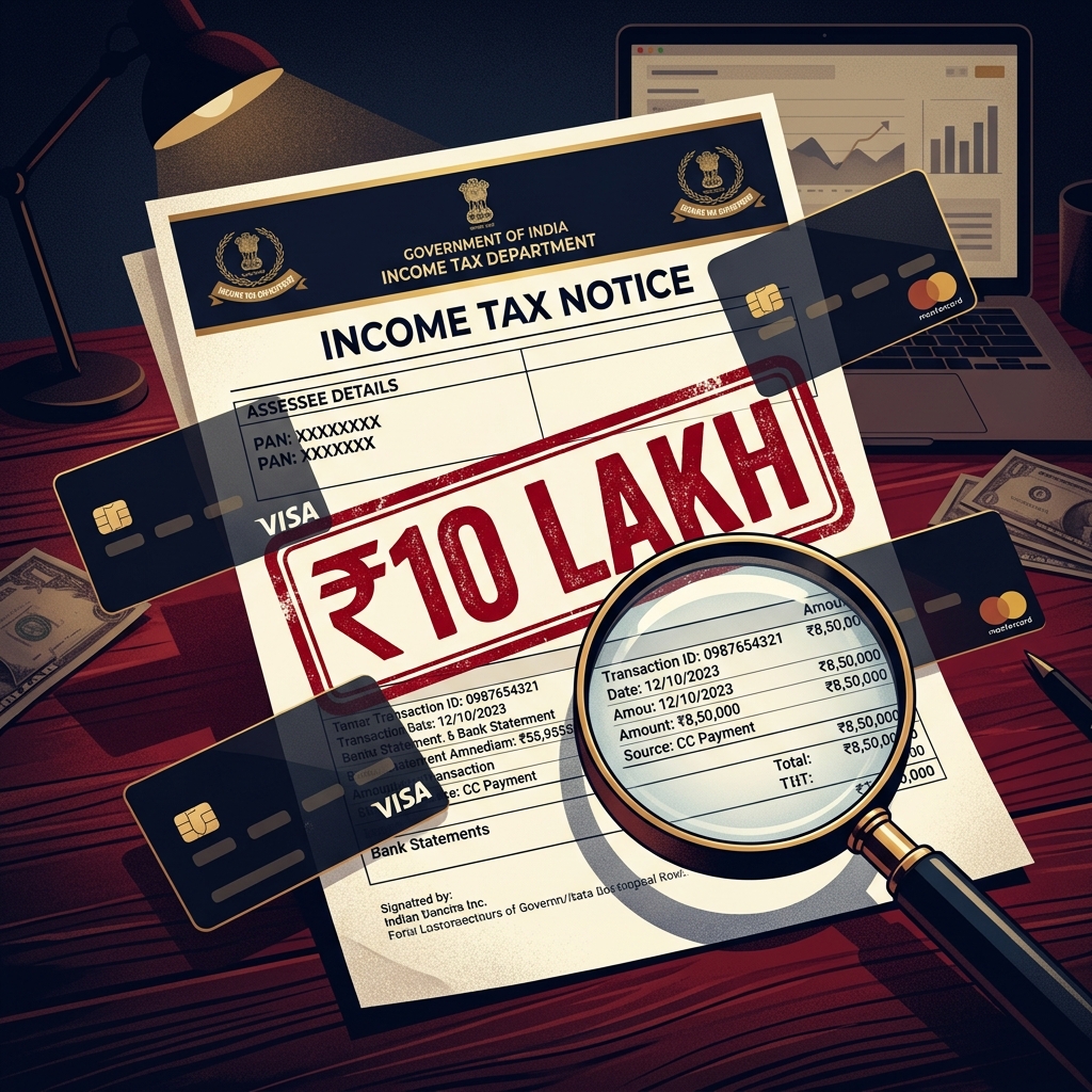 Credit Cards and Income Tax in India: The ₹10 Lakh SFT Rule, Form 26AS/AIS Traps & How to Avoid Tax Notices (2026)